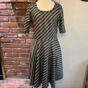 Black and Gold Dress